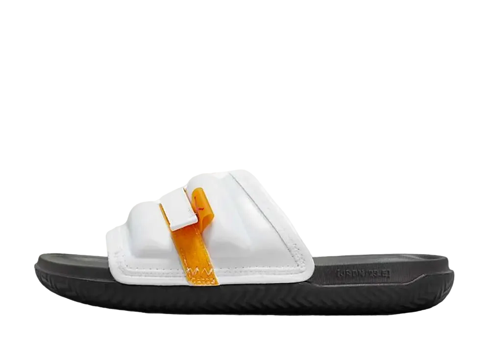 ナイキ ジョーダン スーパー プレー スライド "ホワイト/タクシー ブラック ファイヤーレッド"