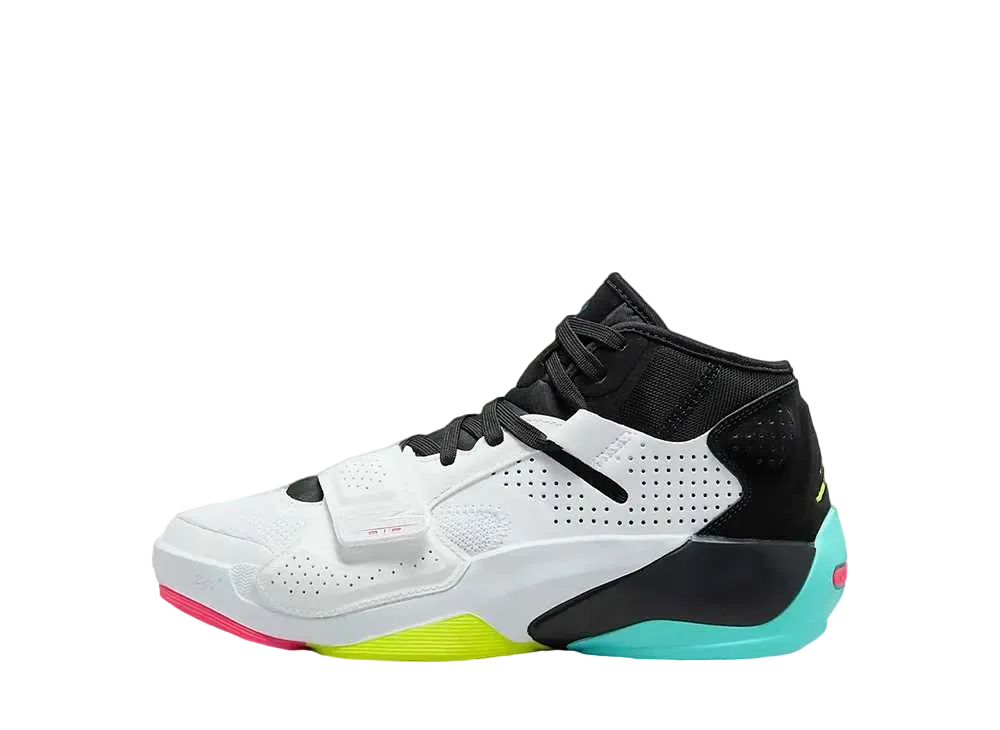 ジョーダン GS ザイオン2 "ホワイト/ボルト/ダイナミック ターコイズ/ブラック"