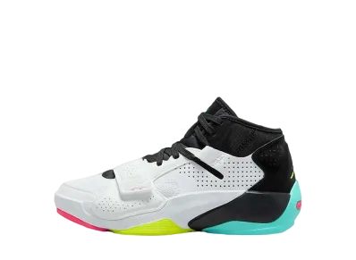 Jordan GS Zion 2 "White/Bolt/Dynamic Turquoise/Black"