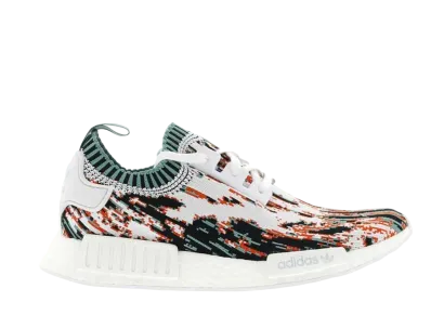 Sneakersnstuff (SNS) × adidas NMD R1 Datamosh Pack "Collegiate Orange"