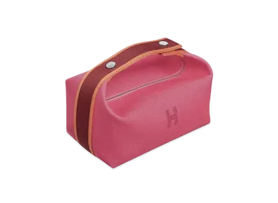 Hermes Brid a Black Pouch PM "Hibiscus"