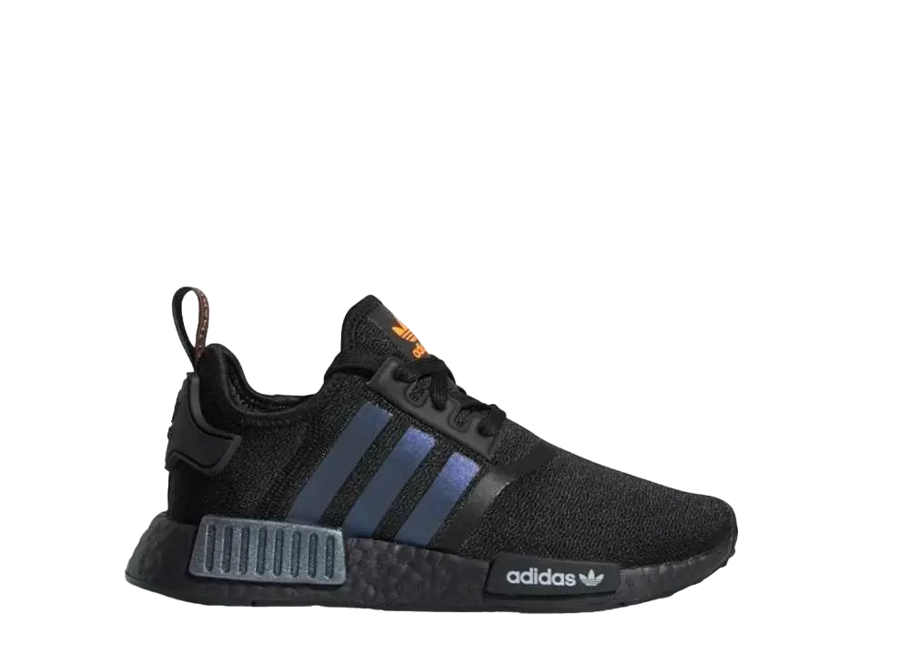 アディダス GS エヌ エム ディー R1 "コア ブラック ソーラー オレンジ"