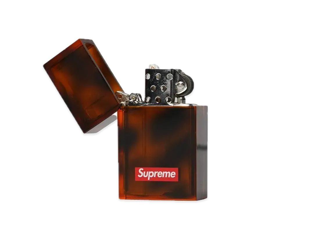 Supreme Tsubota Pearl Hard Edge Lighter "Brown"
