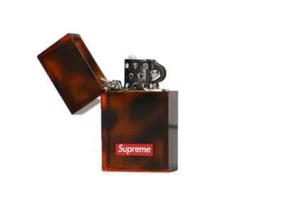 Supreme Tsubota Pearl Hard Edge Lighter "Brown"