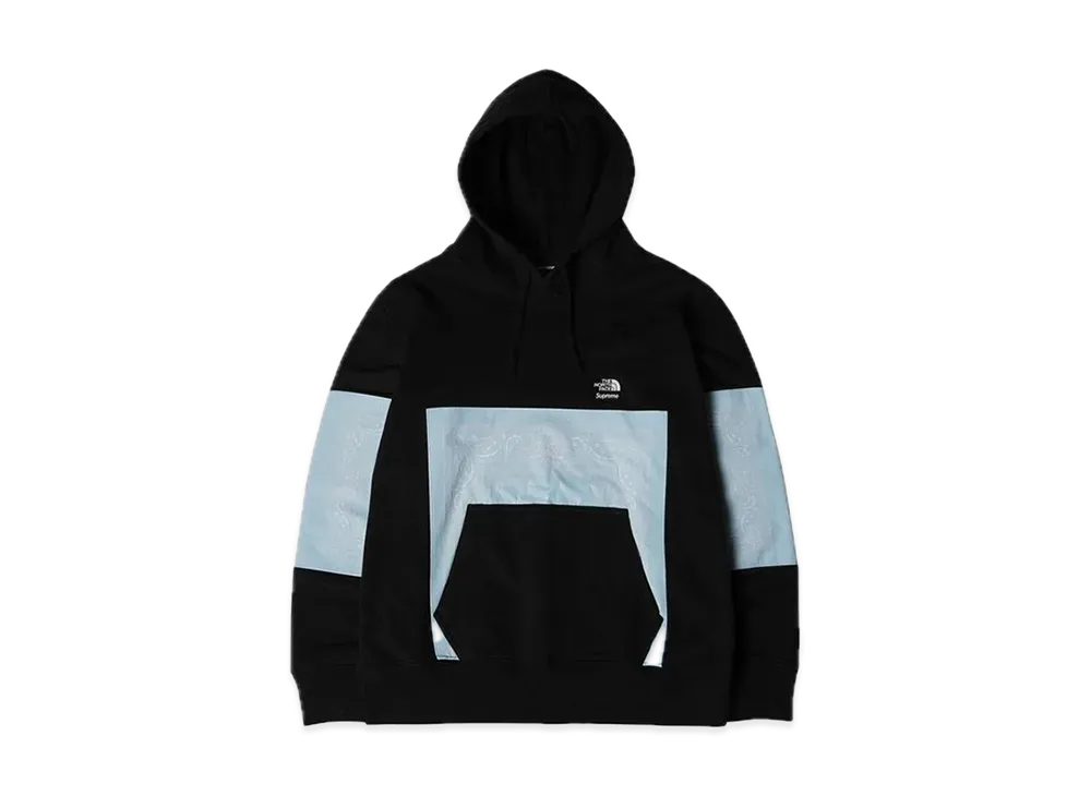 Supreme x The North Face Bandana Hooded Sweatshirt "Black"