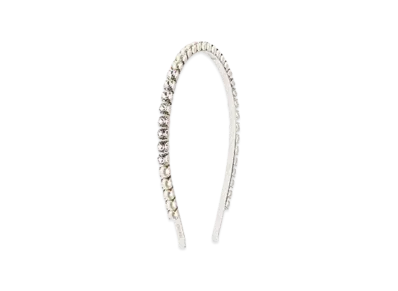 MIU MIU Headband With Crystals "Cream/Cristal"
