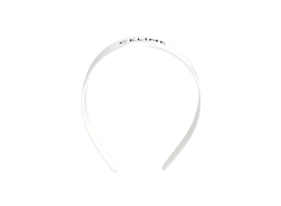 CELINE Monochroms Celine Headband In Acetate "Off White/Black"