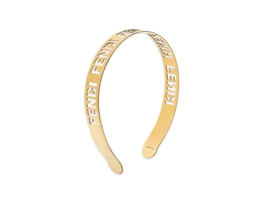 FENDI Logo Hairband "Gold"