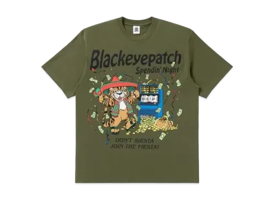 BlackEyePatch $pendin` Night Tee Light "Olive"