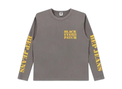 BlackEyePatch BEP Jeans Stomped Thermal L/S Tee "Charcoal"
