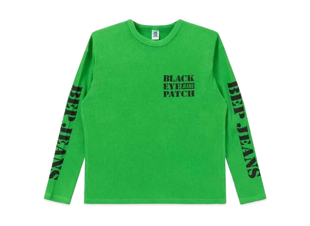 BlackEyePatch BEP Jeans Stomped Thermal L/S Tee "Green"