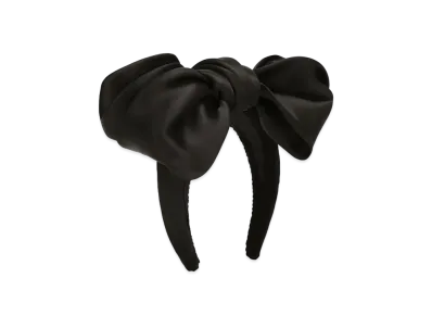 Dolce&Gabbana Headband With Organza Bow "Black"