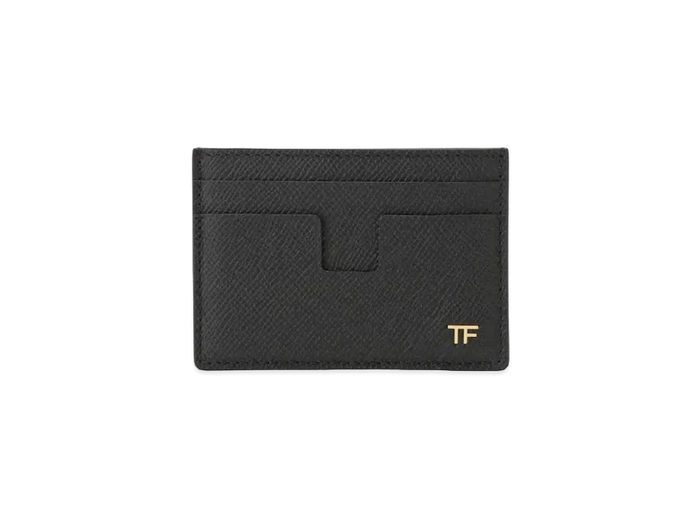 TOM FORD Card Case With Money Clip "Black"