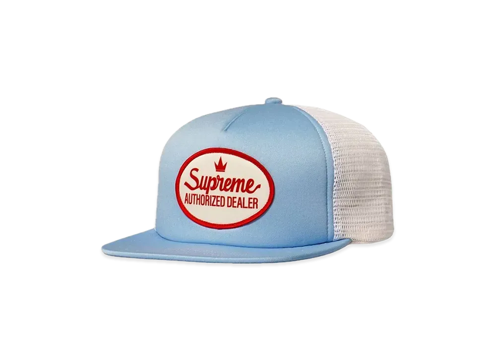 シュプリーム オーソライズド メッシュ バック 5パネル "ブルー" (21FW)