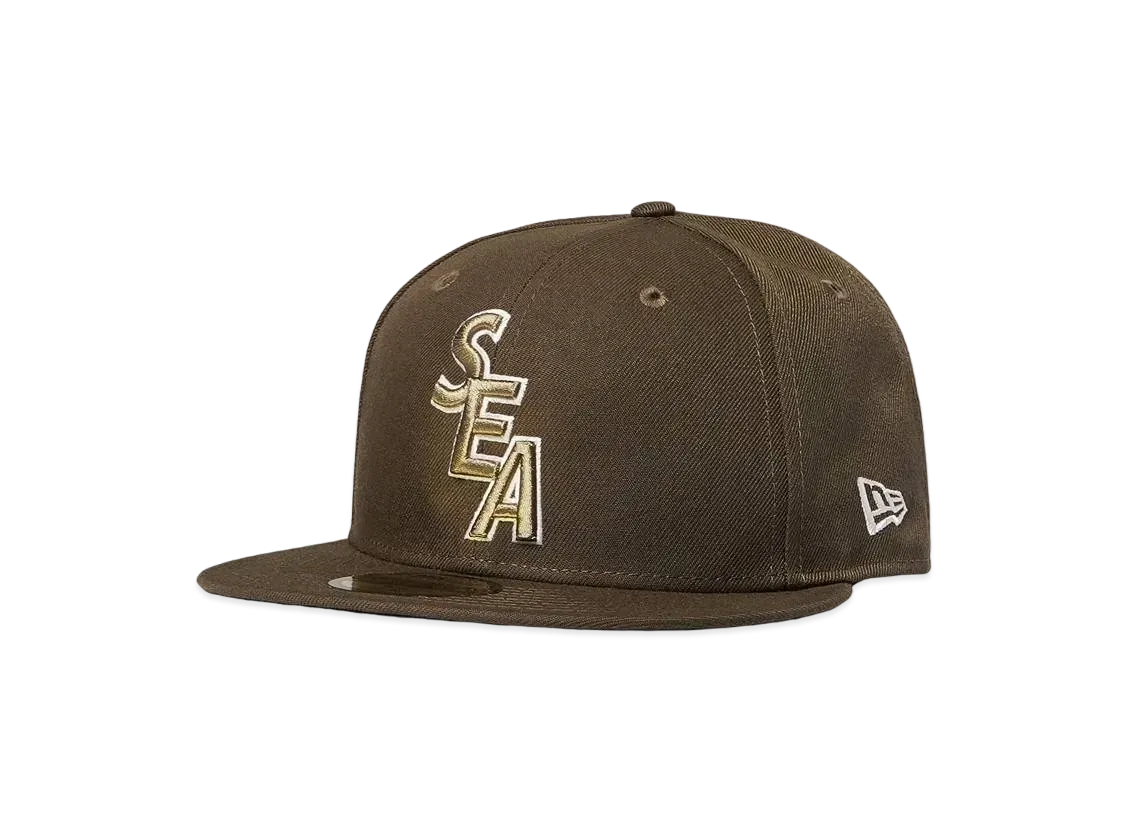 NewEra × Wds (S_E_A) 59 Fifty Cap "Sea Brown"