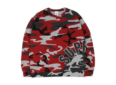Supreme / Nike Arc Crewneck "Red Camo"