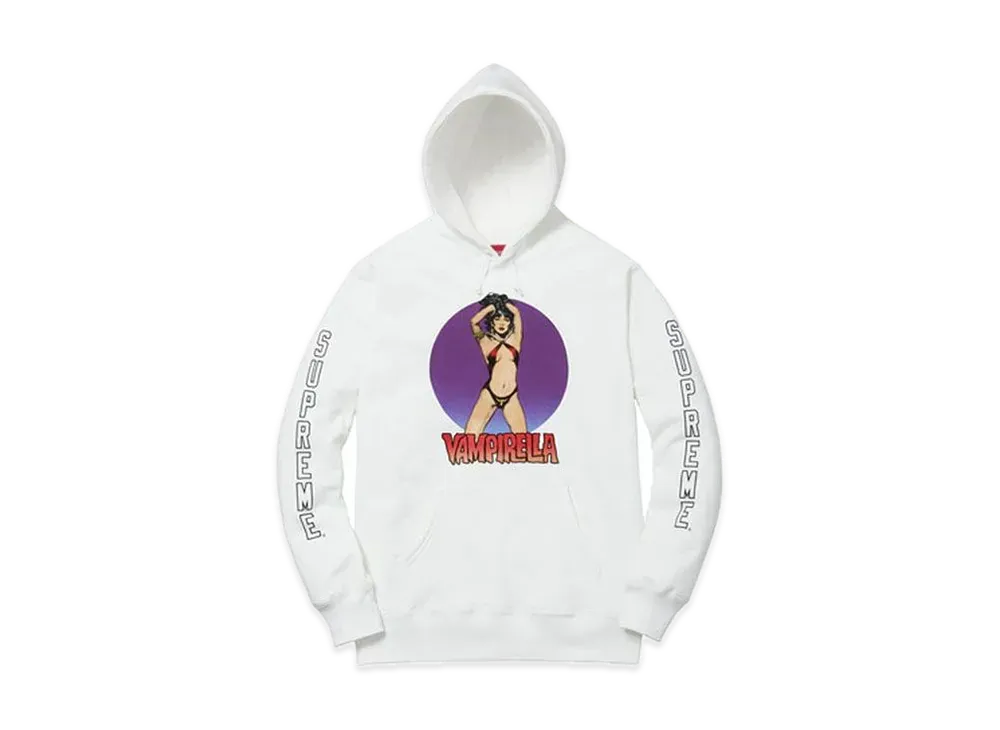 シュプリーム ヴァンピレラ フーデッド スウェットシャツ "ホワイト"