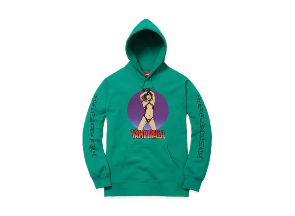 Supreme Vampirella Hooded Sweatshirt "Aqua"