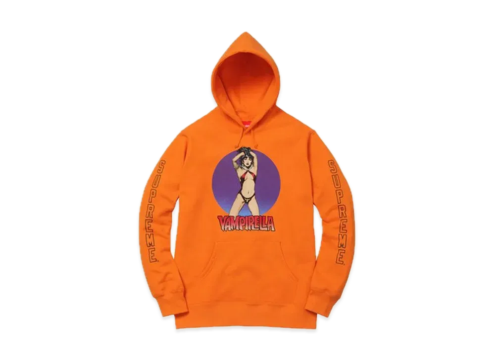 Supreme Vampirella Hooded Sweatshirt "Orange"
