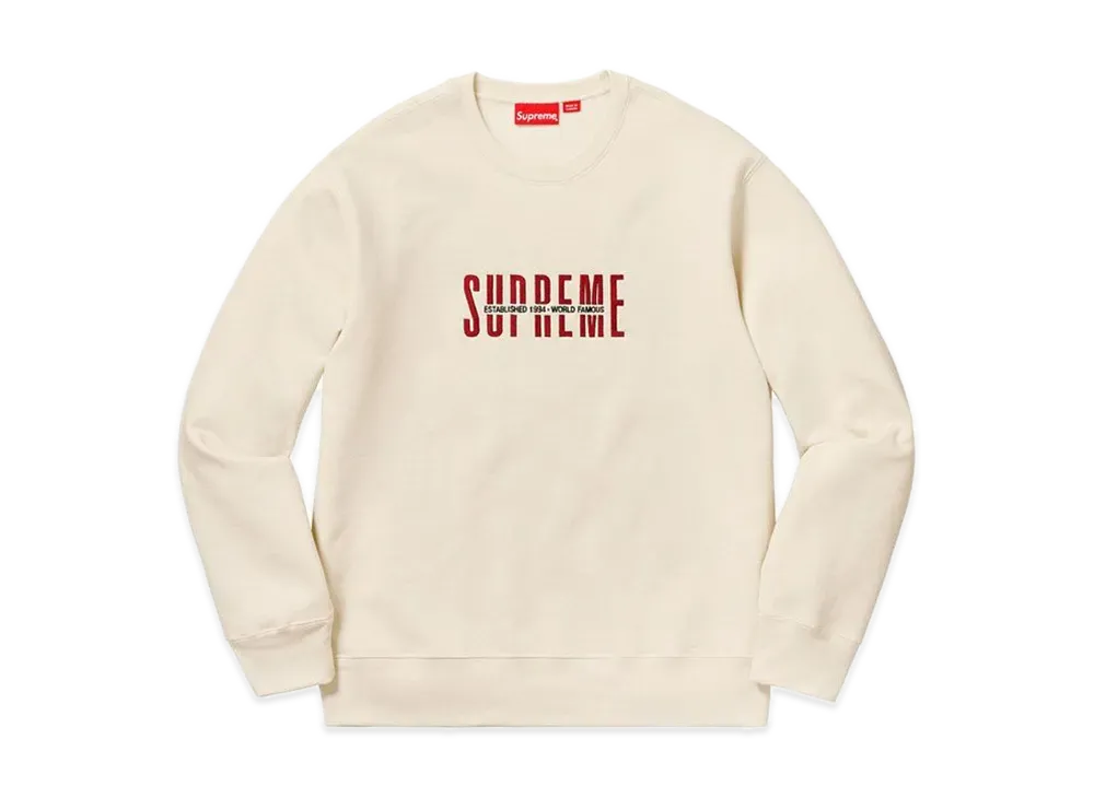 Supreme World famousトレーナー Supreme - World Famous Crewneck - UG.SHAFT