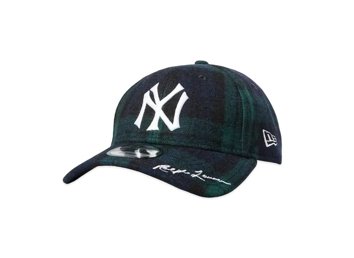 NEW ERA POLO RALPH LAUREN 49FORTY COOPERSTOWN NEW YORK YANKEES "Black Watch"
