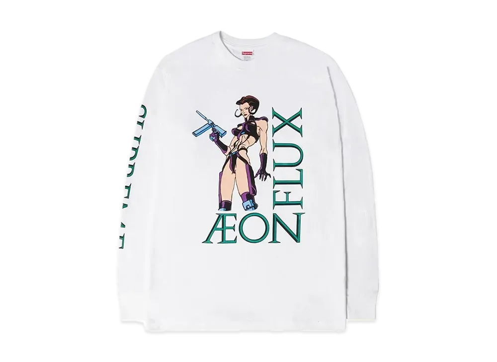 Supreme Aeon Flux L/S Tee "White"