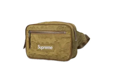 Supreme Fat Tip Jacquard Denim Waist Bag "Olive"