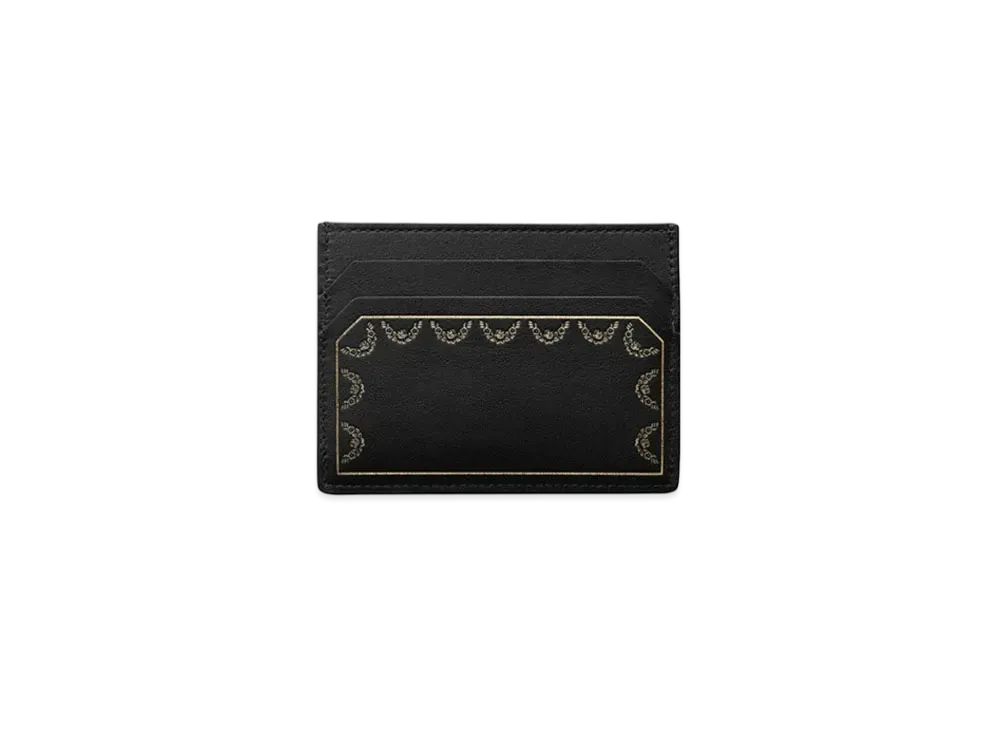 Cartier Simple Card Holder Guirlande de Cartier "Black"