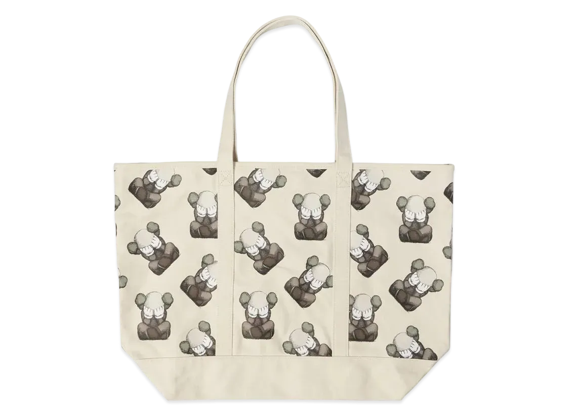 Kaws Canvas Tote Bag "Off White"