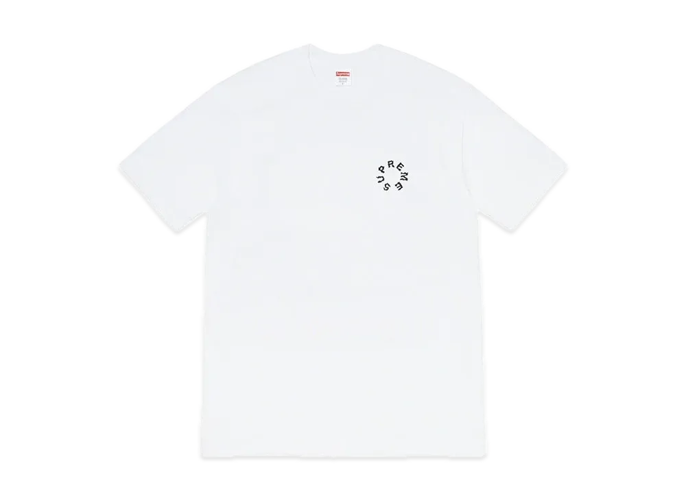 シュプリーム マーブル Tシャツ "ホワイト"