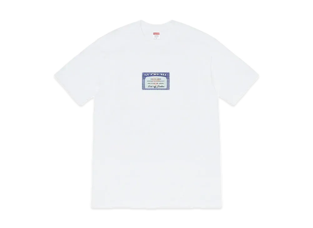 Supreme Social Tee "White"