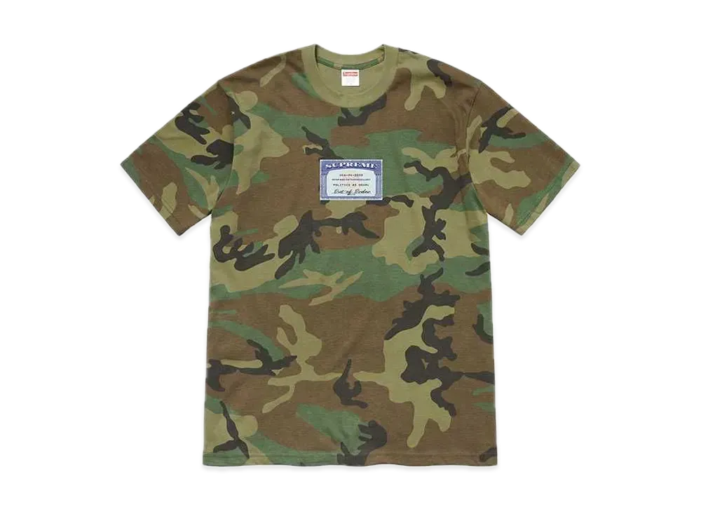 Supreme Social Tee "Woodland Camo"