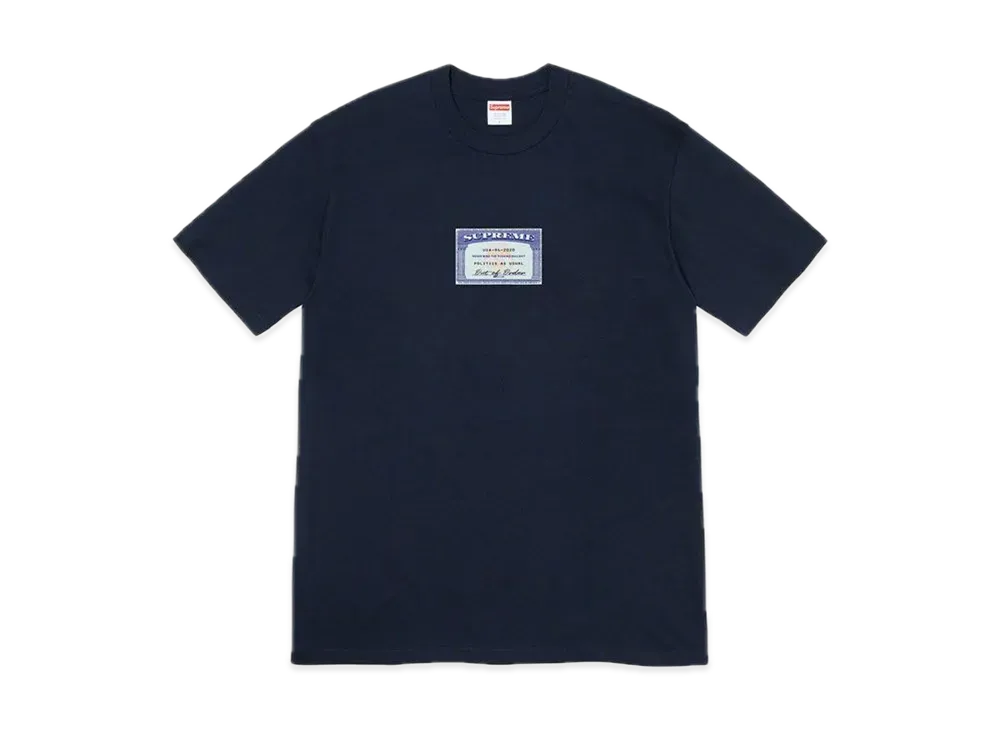 Supreme Social Tee "Navy"