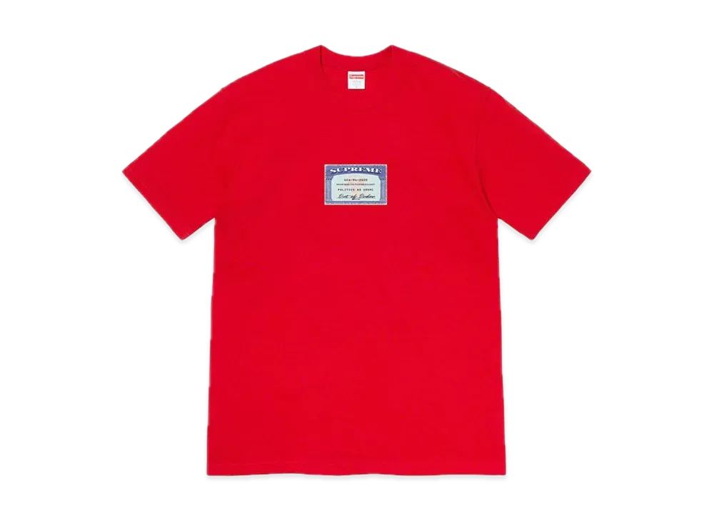 Supreme Social Tee "Red"