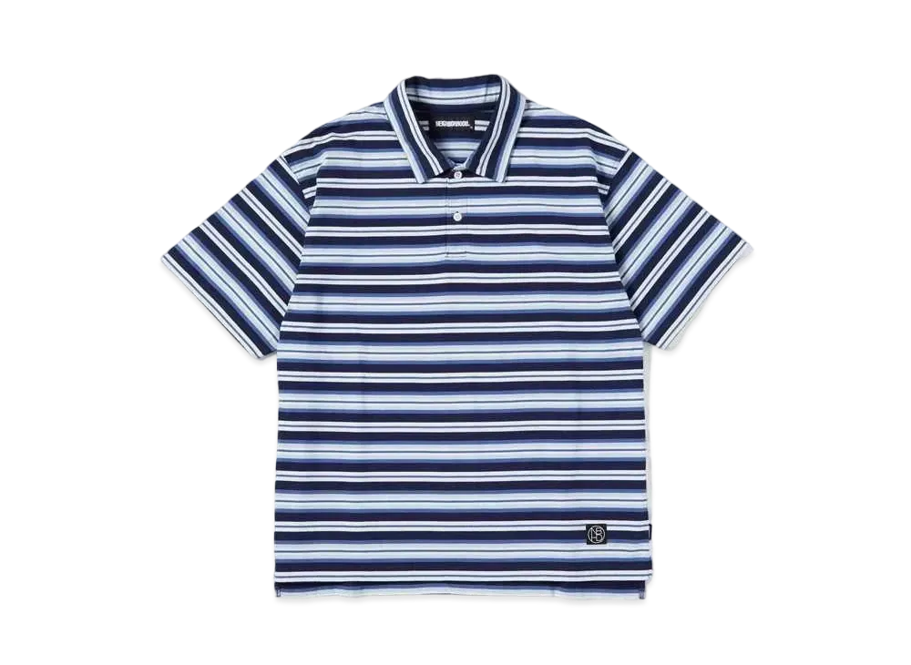 NEIGHBORHOOD BORDER / C-POLO . SS "Navy"