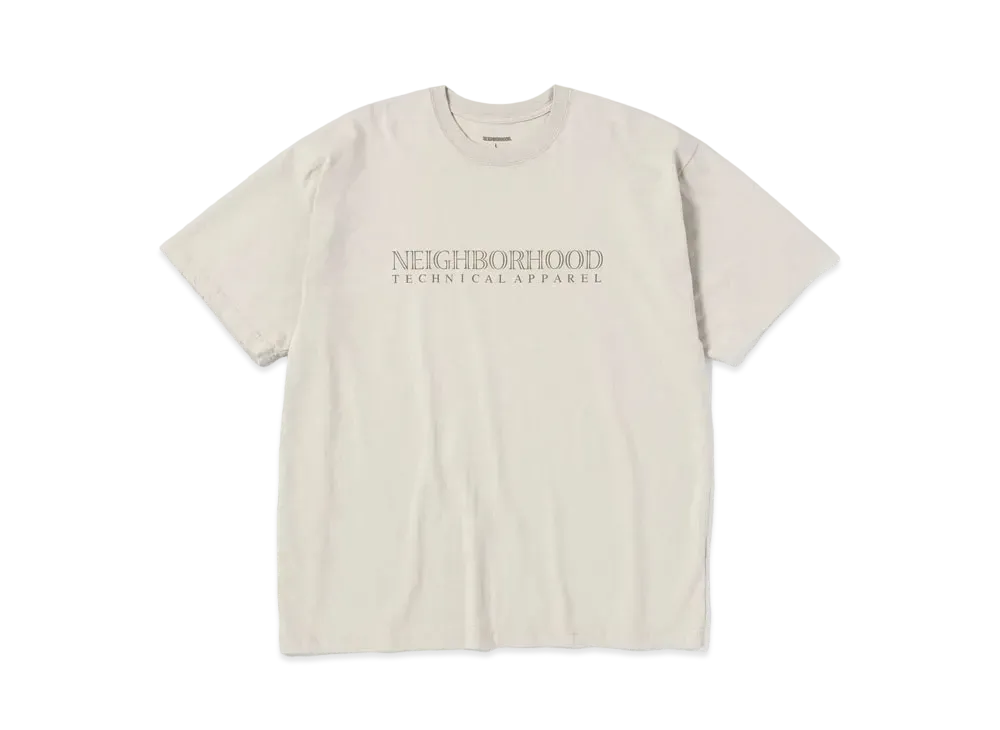 NEIGHBORHOOD NH-4 / C-TEE . SS "Beige"