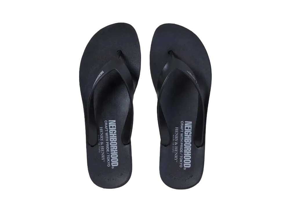NEIGHBORHOOD HENRY & HENRY / RB-SANDAL "Black"