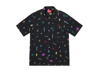 Supreme Deep Space Rayon S/S Shirt "Black"