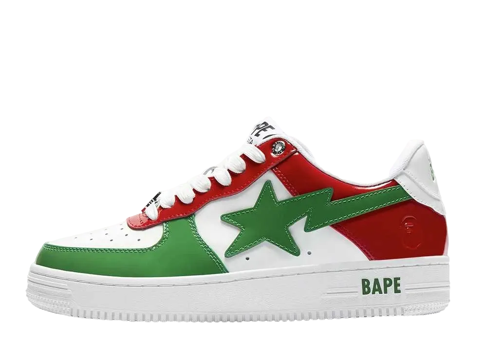 A BATHING APE®︎ BAPE STA National Color "Green/Red"