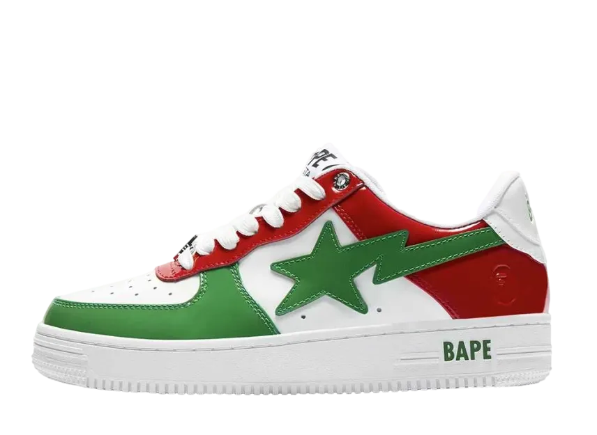 アベイシングエイプ ベイプスタ ナショナルカラー "グリーン/レッド"