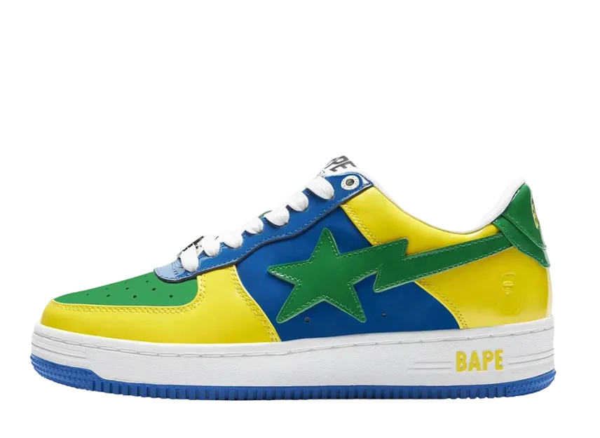 アベイシングエイプ ベイプスタ ナショナルカラー "ブルー/イエロー"