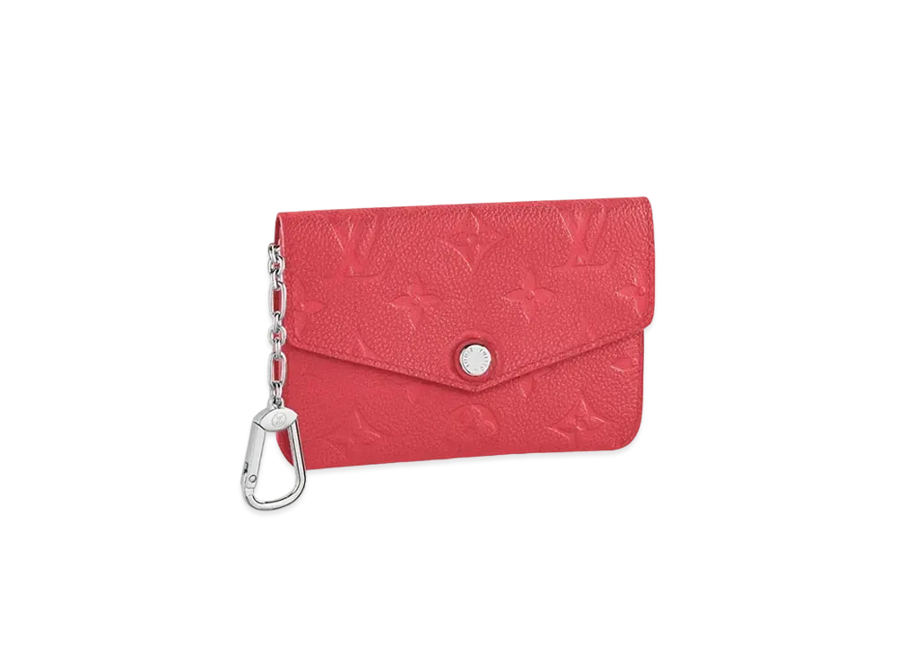 Louis Vuitton Monogram Empreinte Pochette Cle ”Poppy petal”