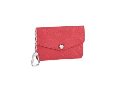 Louis Vuitton Monogram Empreinte Pochette Cle ”Poppy petal”