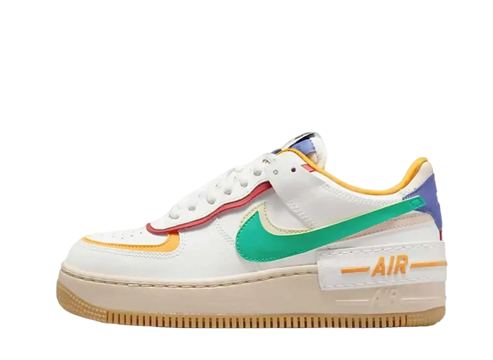 Nike Women's Air Force 1 Low Shadow "Summit White/Neptune Green"