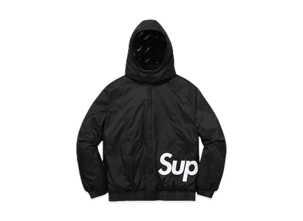 Supreme Sideline Side Logo Parka "Black"