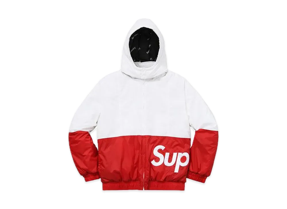 Supreme Sideline Side Logo Parka "White"