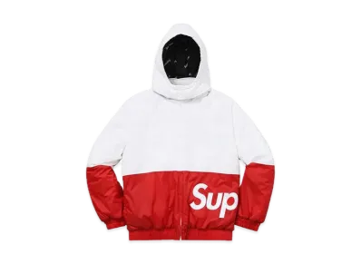 Supreme Sideline Side Logo Parka "White"