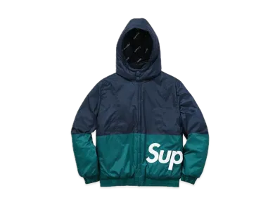 Supreme Sideline Side Logo Parka "Navy"
