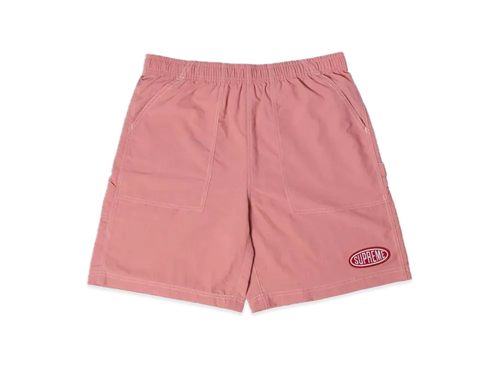 Supreme Nylon Painter Short "Dusty Rose" (22SS)