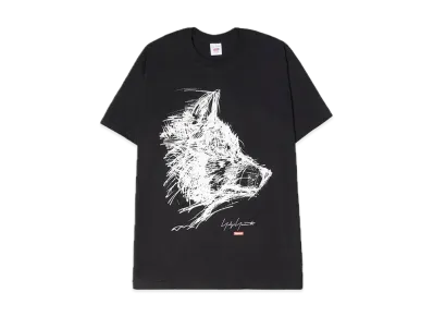Supreme / Yohji Yamamoto® Scribble Wolf Tee "Black"